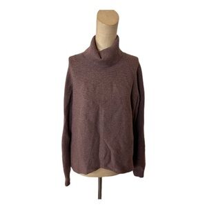 Kuhl Chocolate Brown Cowl Turtleneck Sweater Size Large